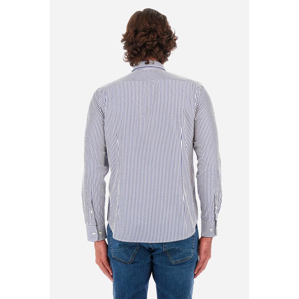 Chemise en coton blanc La Martina
