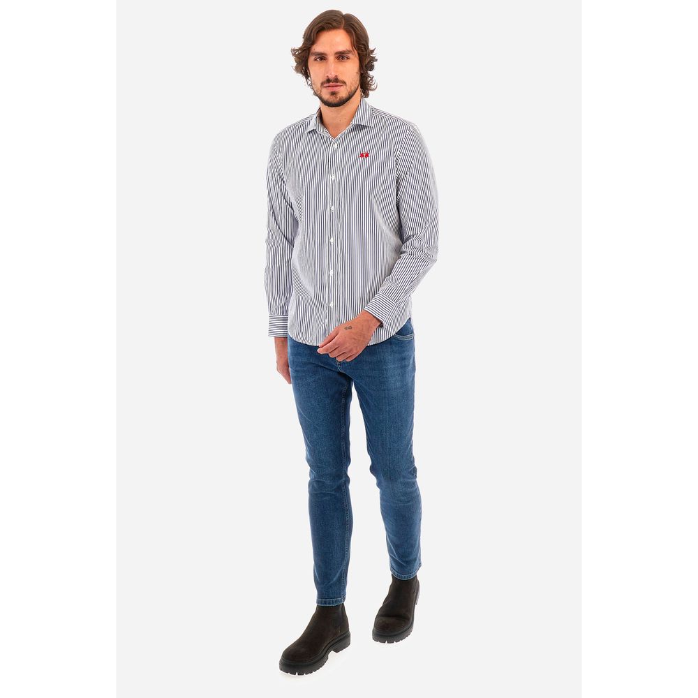 Chemise en coton blanc La Martina