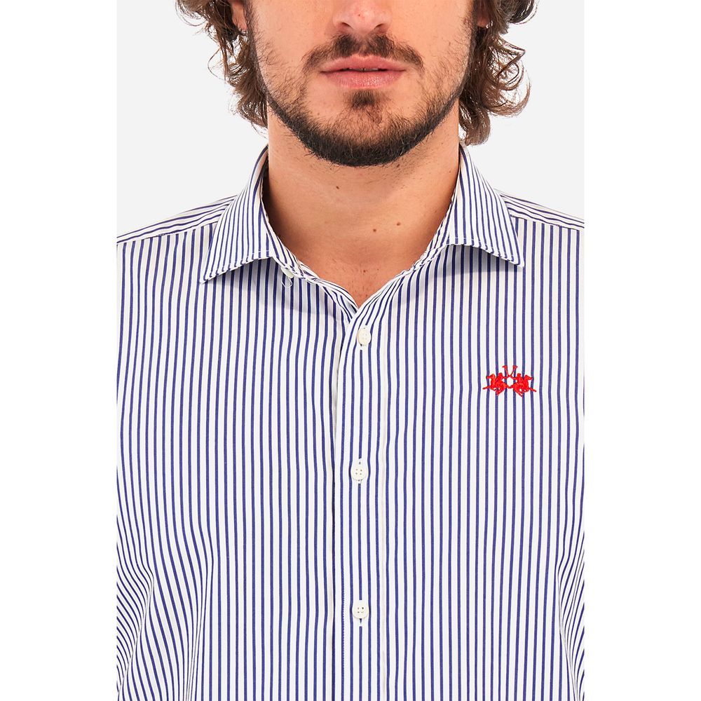 Chemise en coton blanc La Martina
