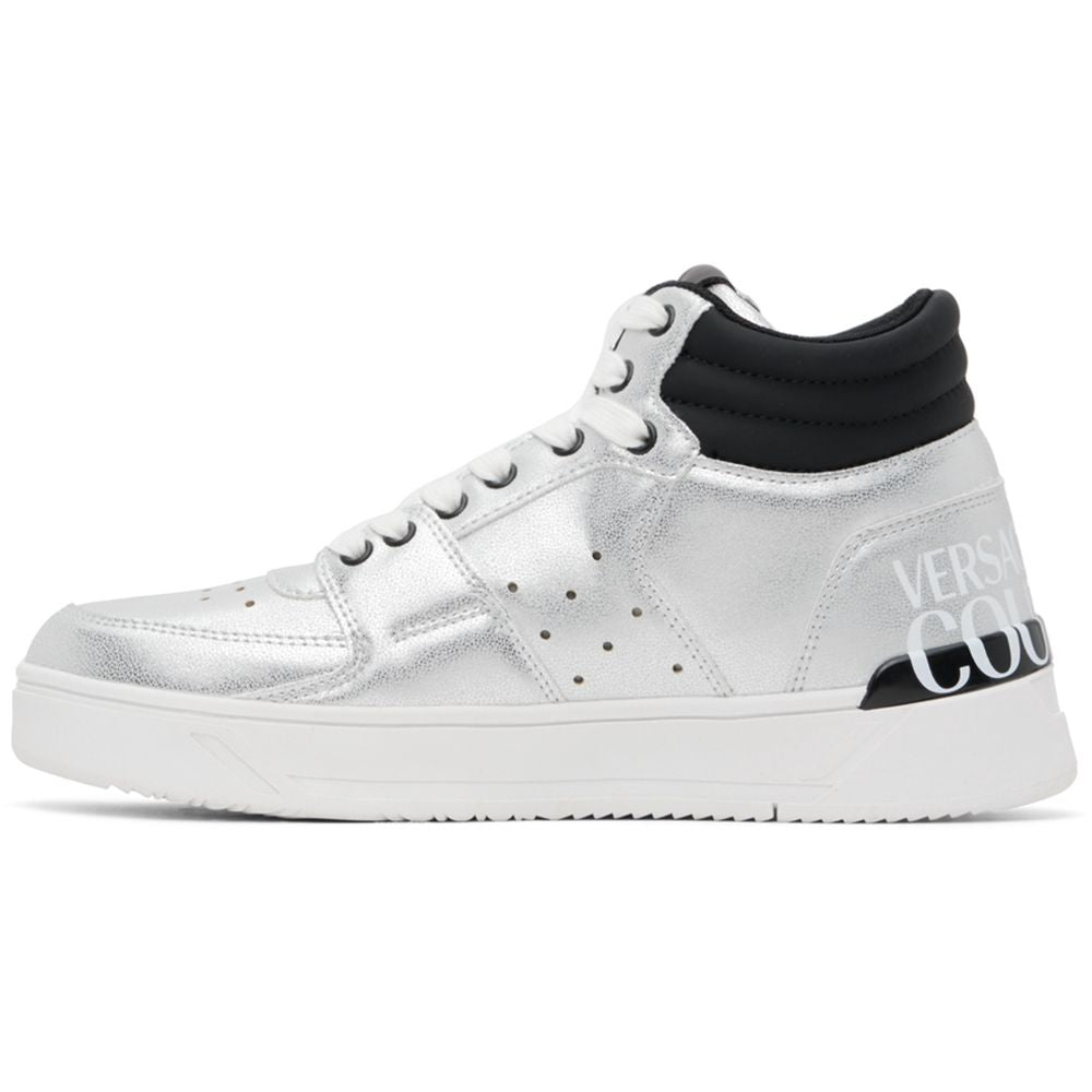 Baskets en polyéthylène gris Versace Jeans
