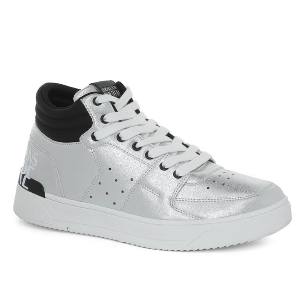 Baskets en polyéthylène gris Versace Jeans