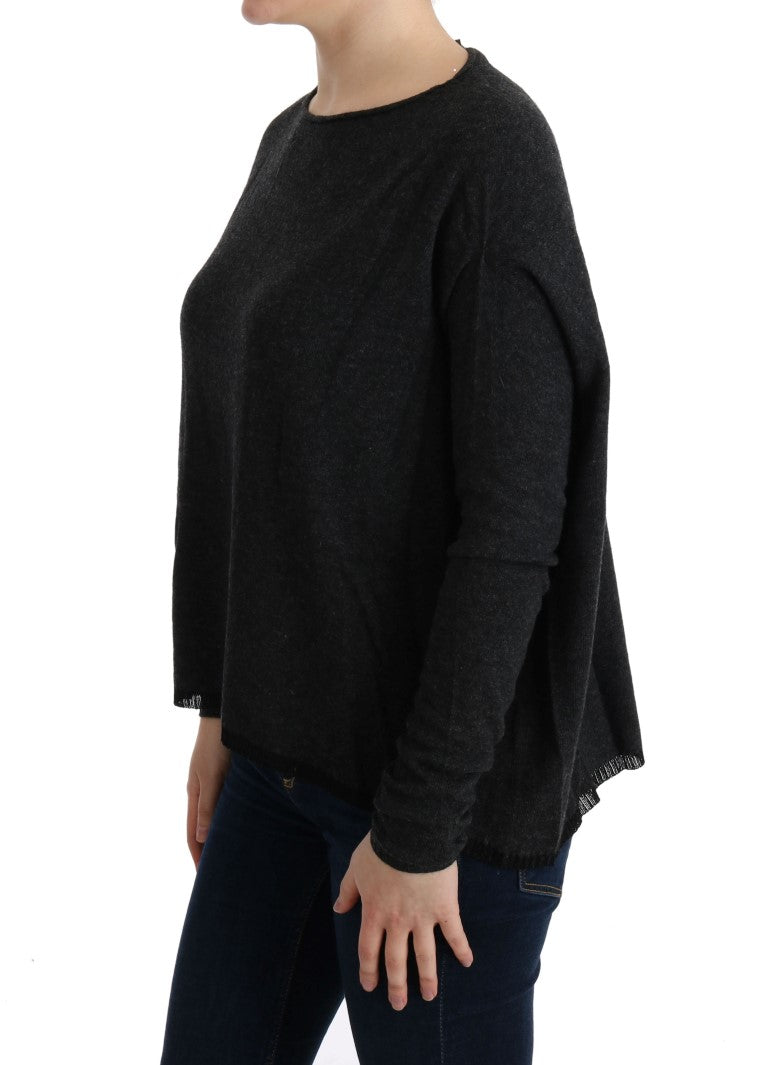 Pull en viscose gris de Costume National