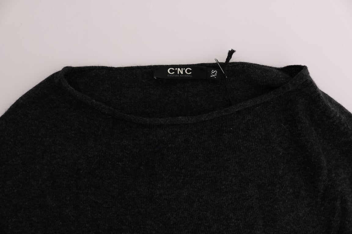 Pull en viscose gris de Costume National