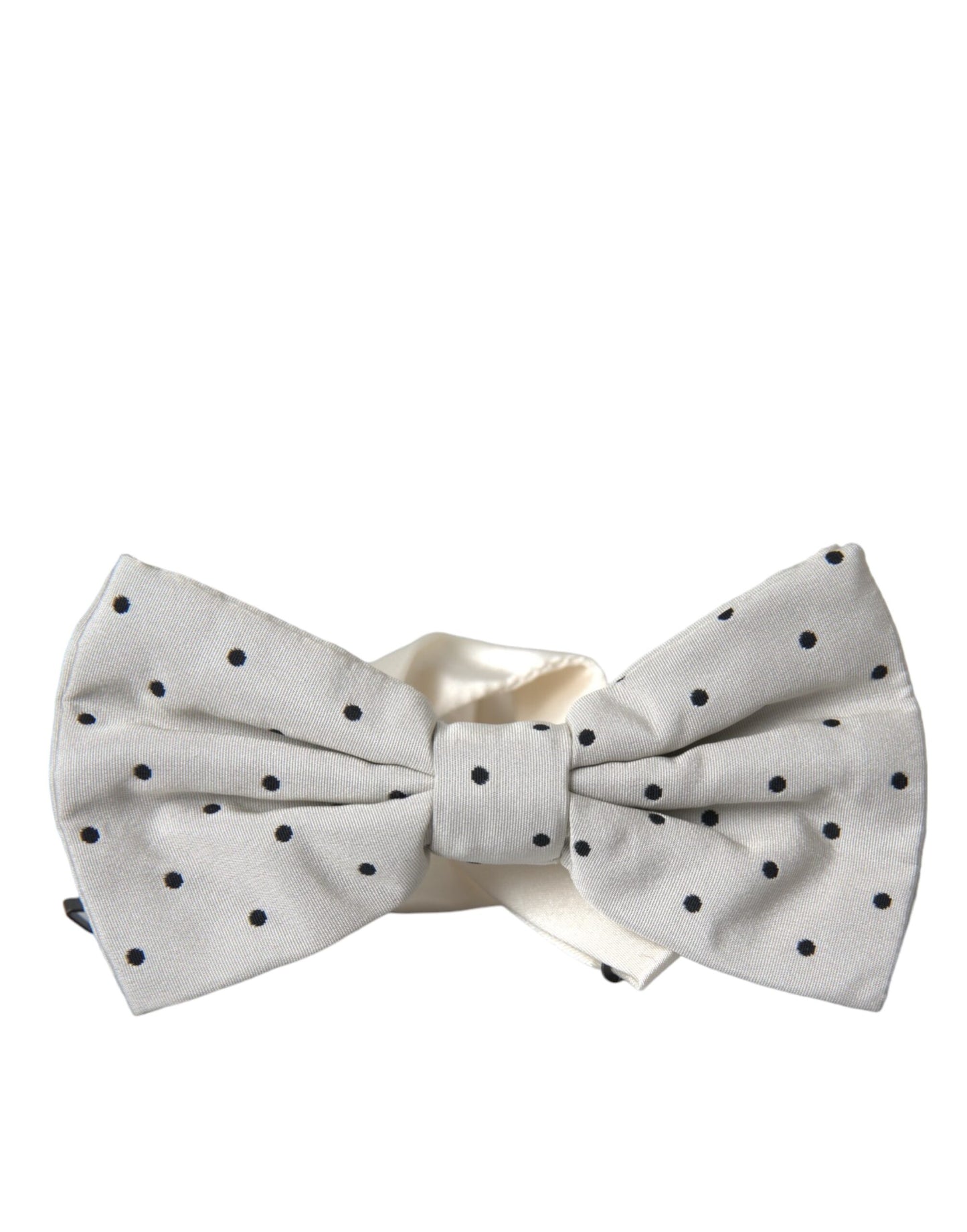 Nœud papillon Dolce & Gabbana en polyester à pois blancs et noirs pour homme