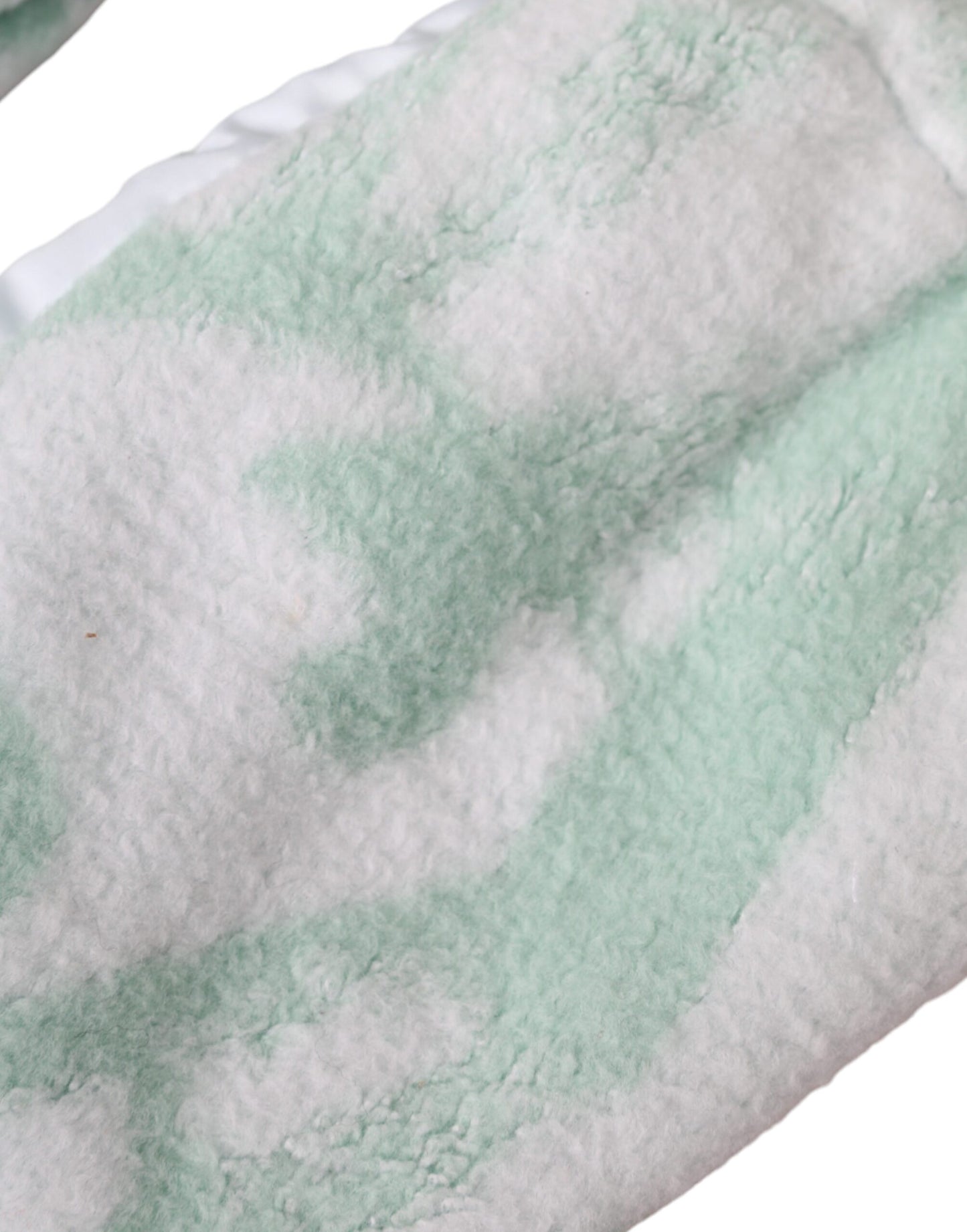Dolce & Gabbana witte nylon fleece wanten tot aan de pols