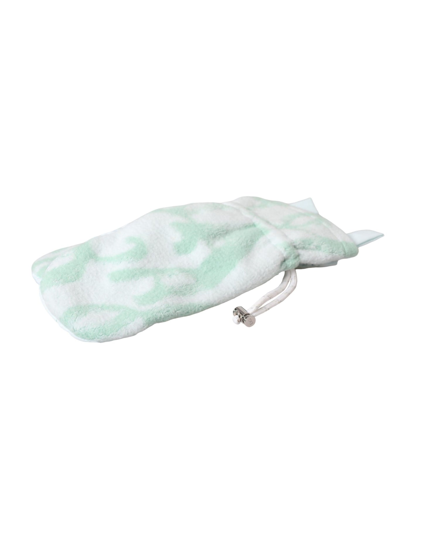 Dolce & Gabbana witte nylon fleece wanten tot aan de pols