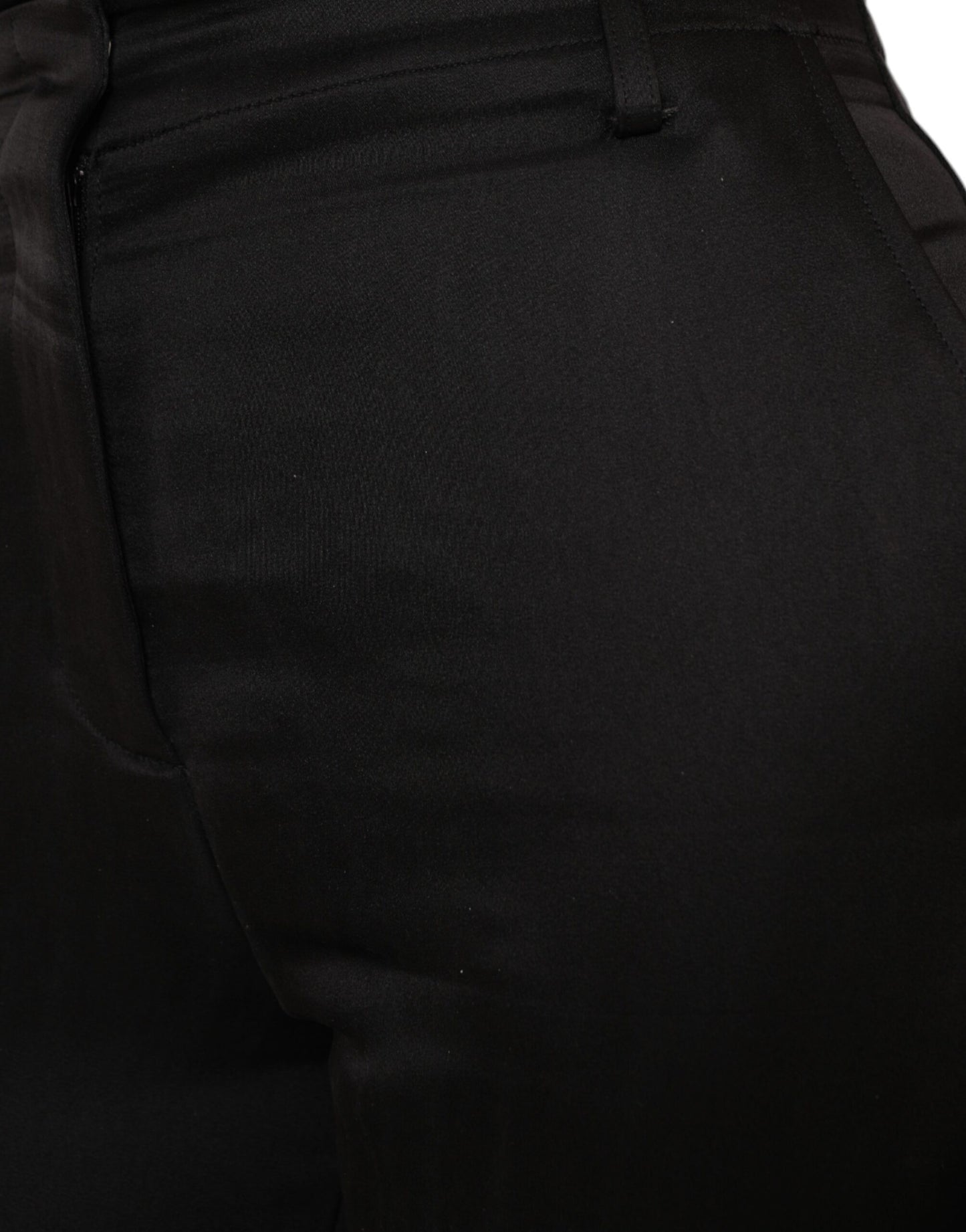 Pantalon capri croisé noir taille haute d'Ermanno Scervino
