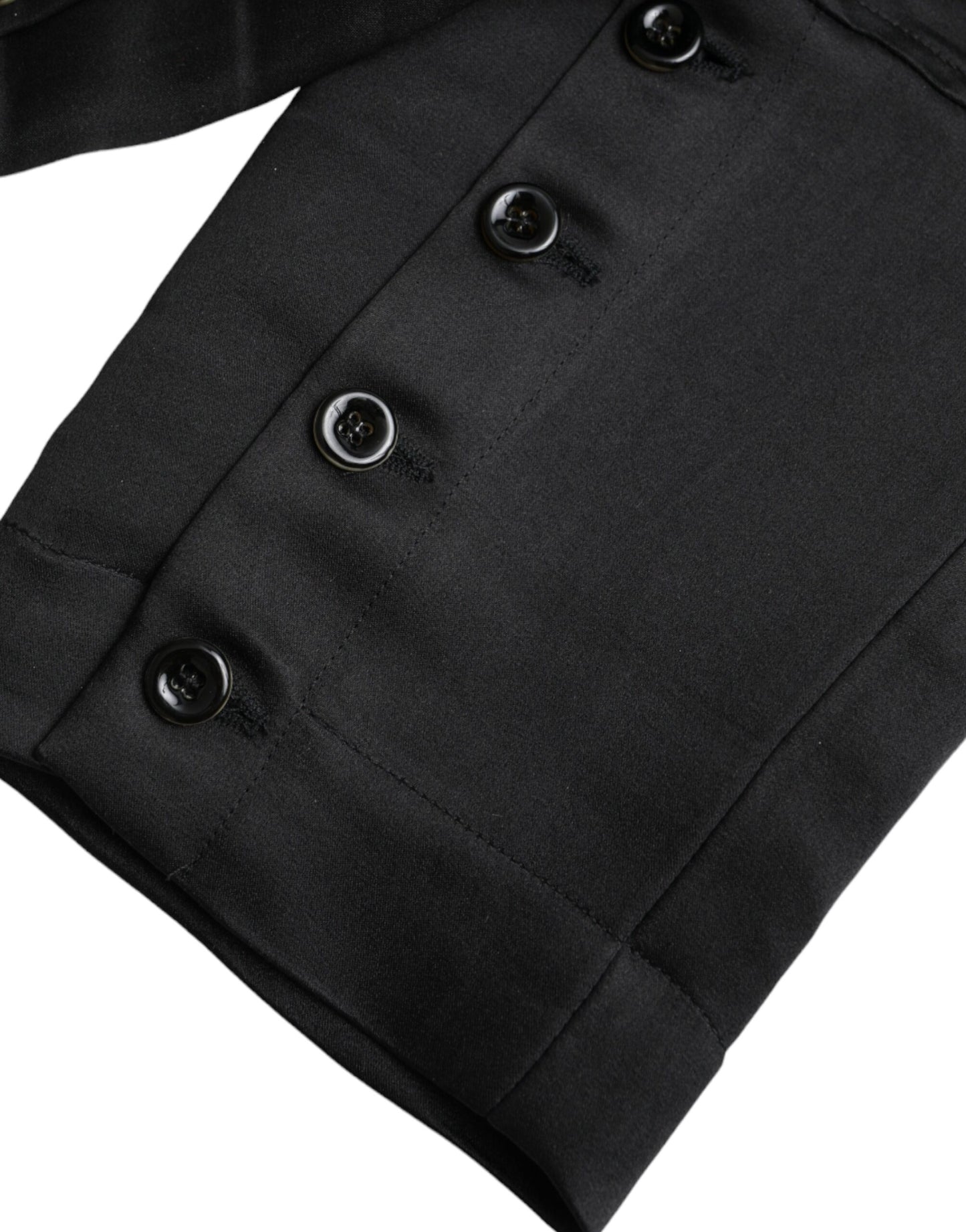 Pantalon capri croisé noir taille haute d'Ermanno Scervino