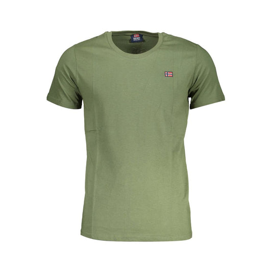 Noorwegen 1963 Groen Katoenen T-Shirt