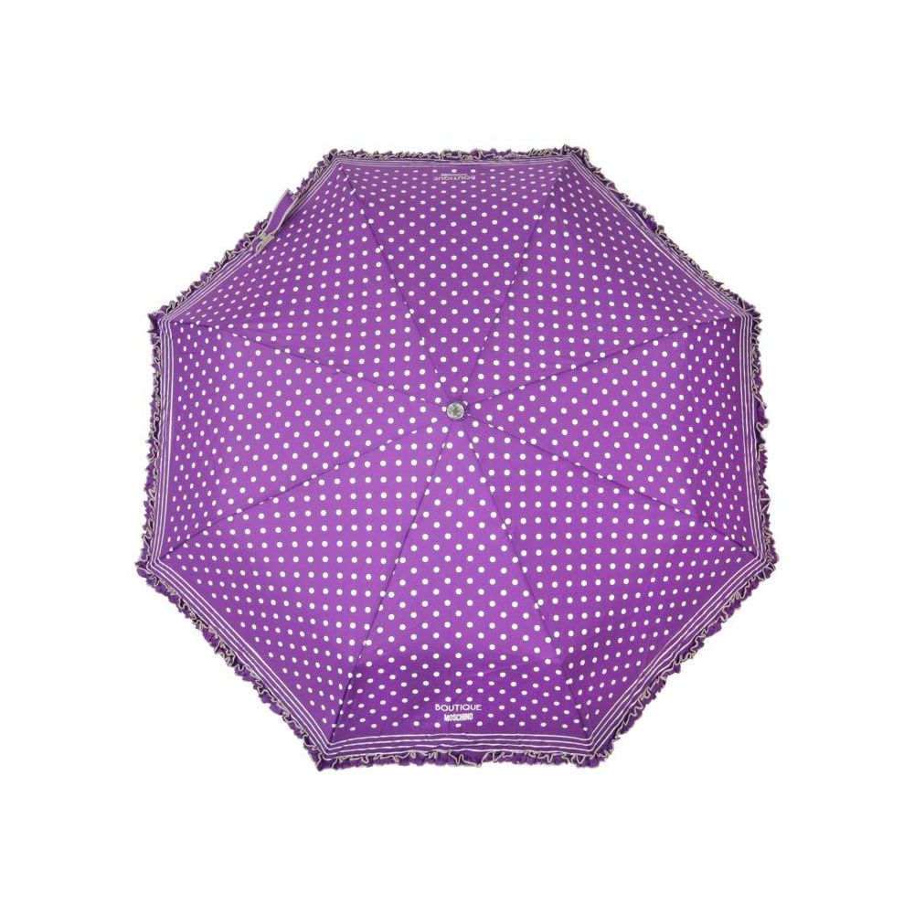 Parapluie femme en polyester violet Boutique Moschino