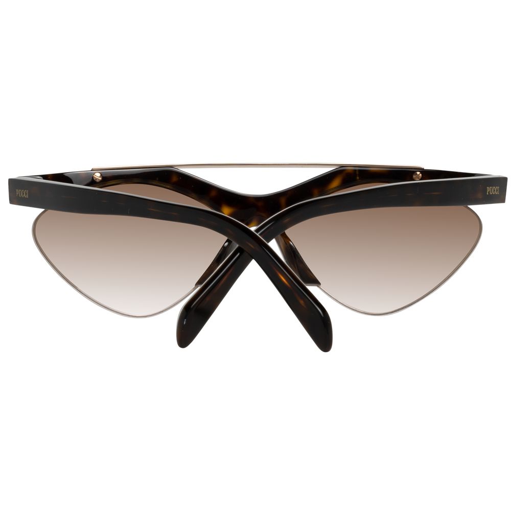 Emilio Pucci Bruine Dames Zonnebril