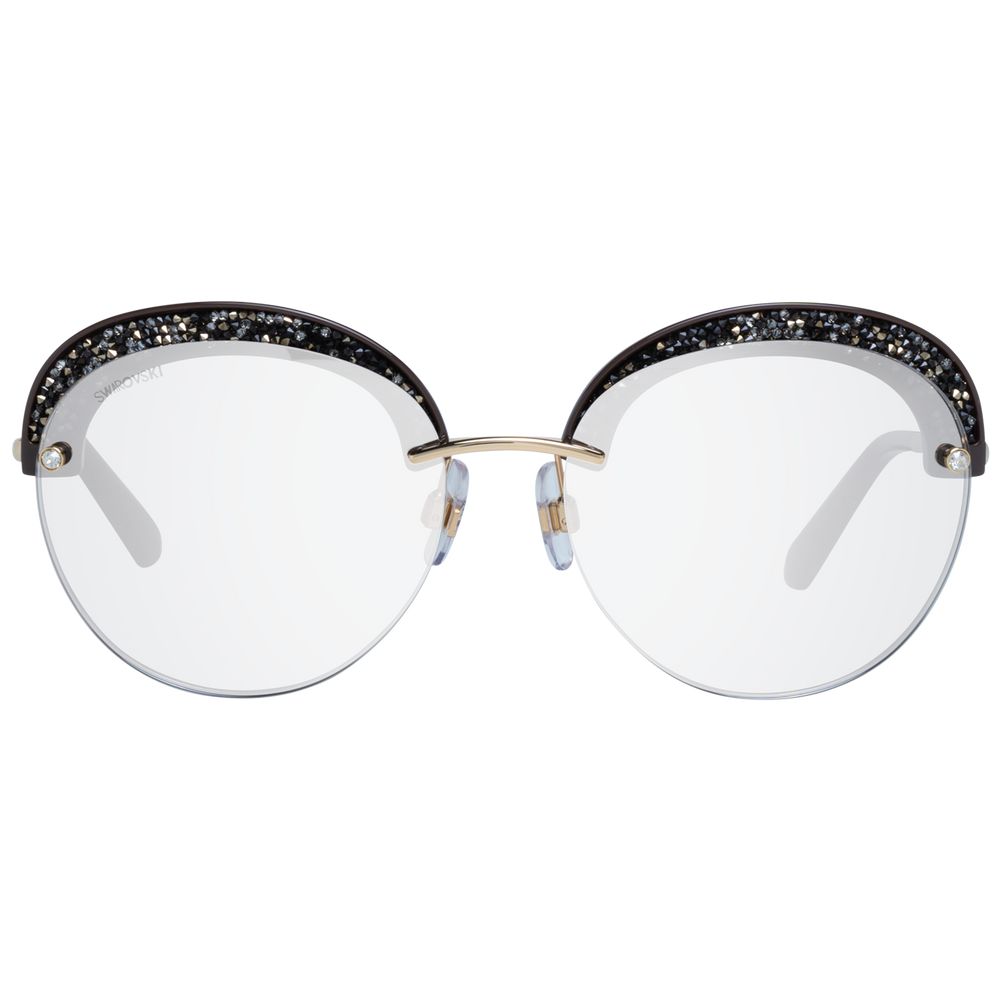 Lunettes de soleil pour femme, dorées, Swarovski