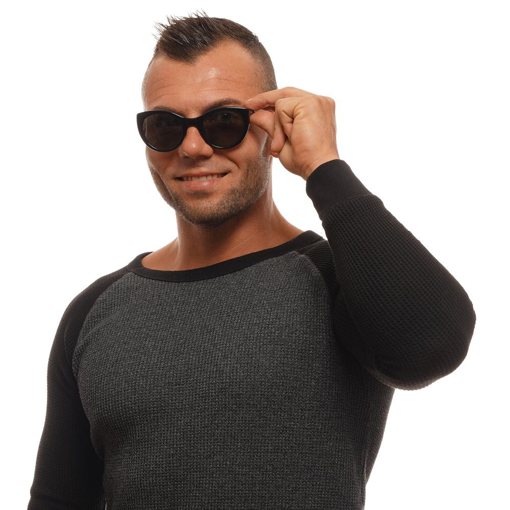 Lunettes de soleil noires unisexe Ermenegildo Zegna