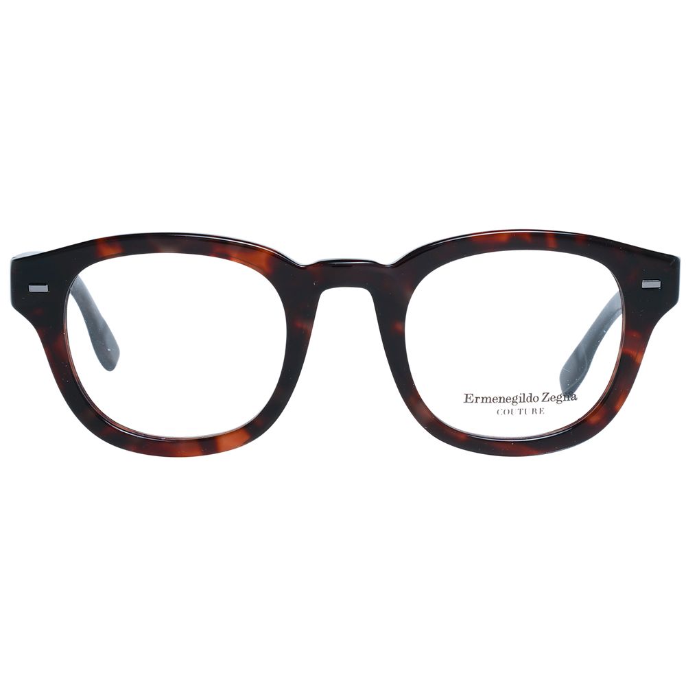 Monture de lunettes pour homme marron Ermenegildo Zegna