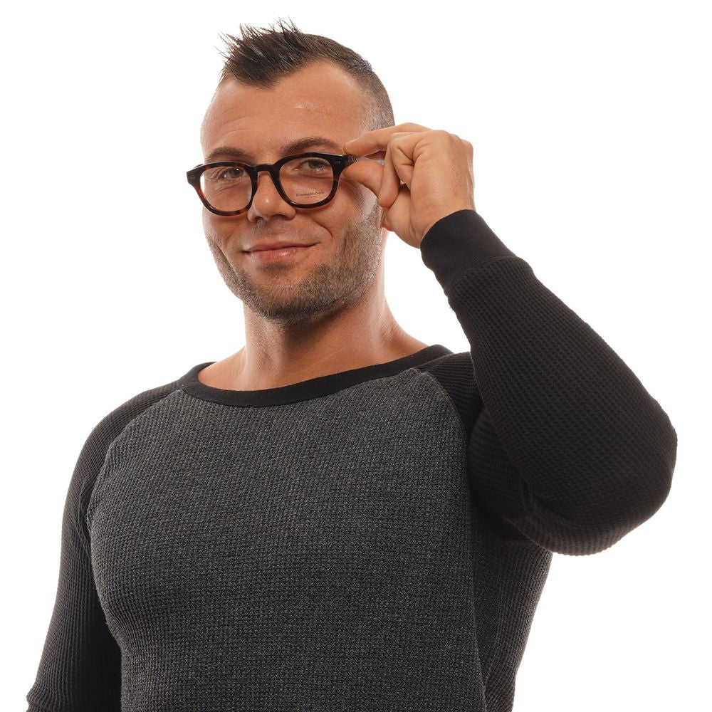 Monture de lunettes pour homme marron Ermenegildo Zegna