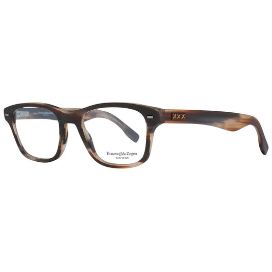 Monture de lunettes pour homme marron Ermenegildo Zegna