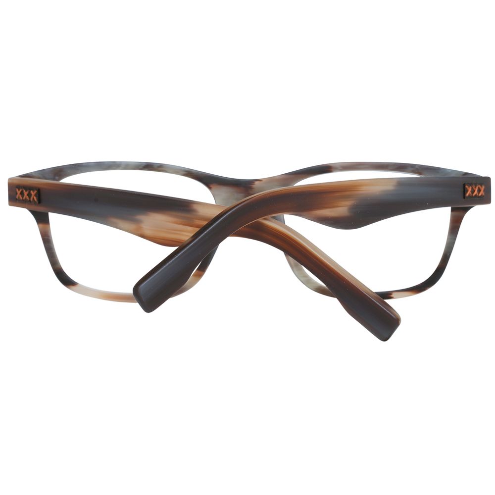 Monture de lunettes pour homme marron Ermenegildo Zegna