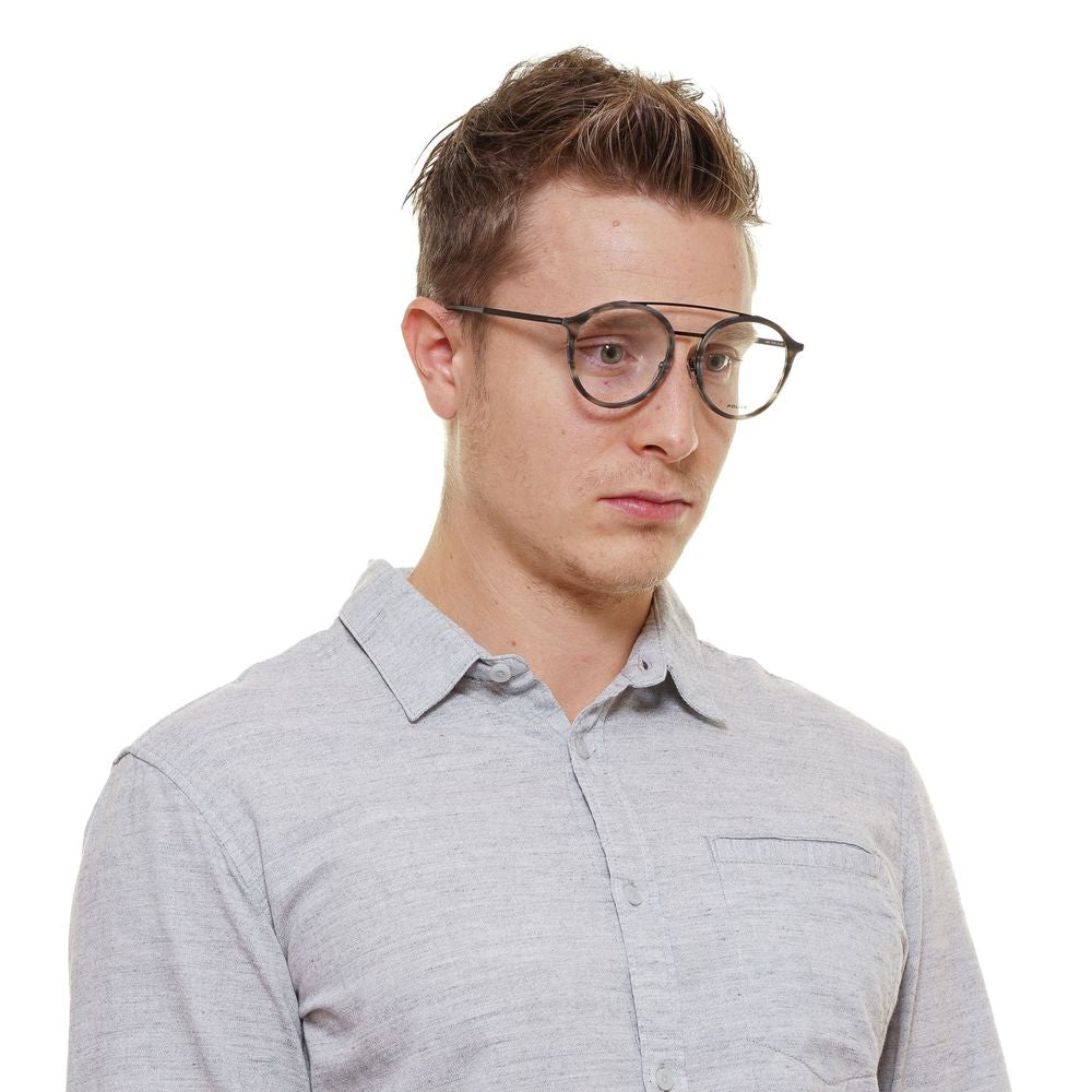 Monture de lunettes pour homme, gris Police.