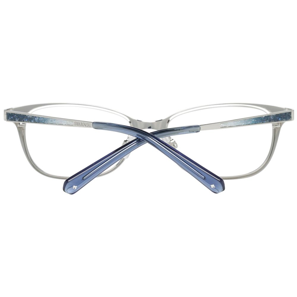 Monture de lunettes pour femme en argent Swarovski
