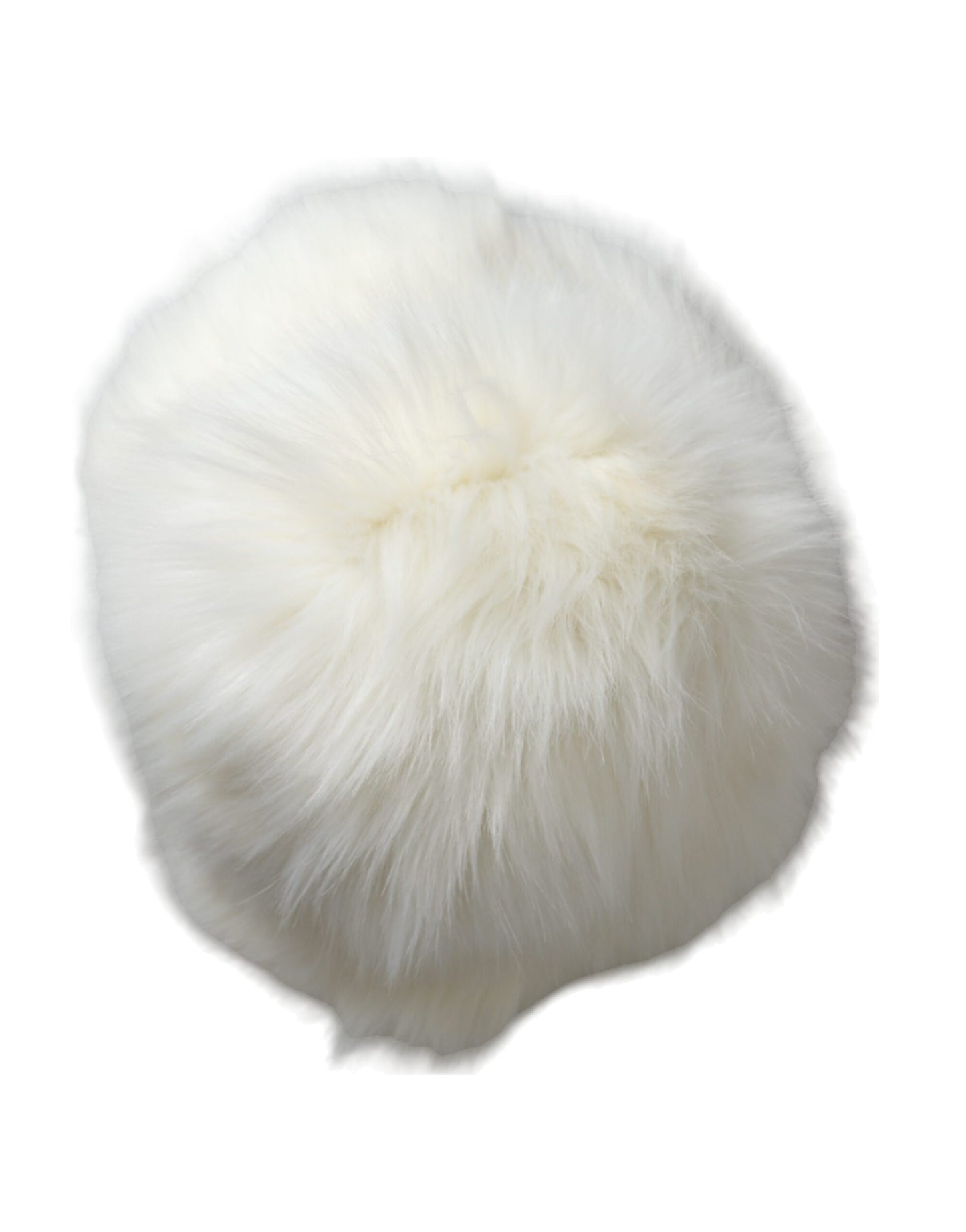 Dolce & Gabbana Witte Acryl Bont Dames Bucket Hat