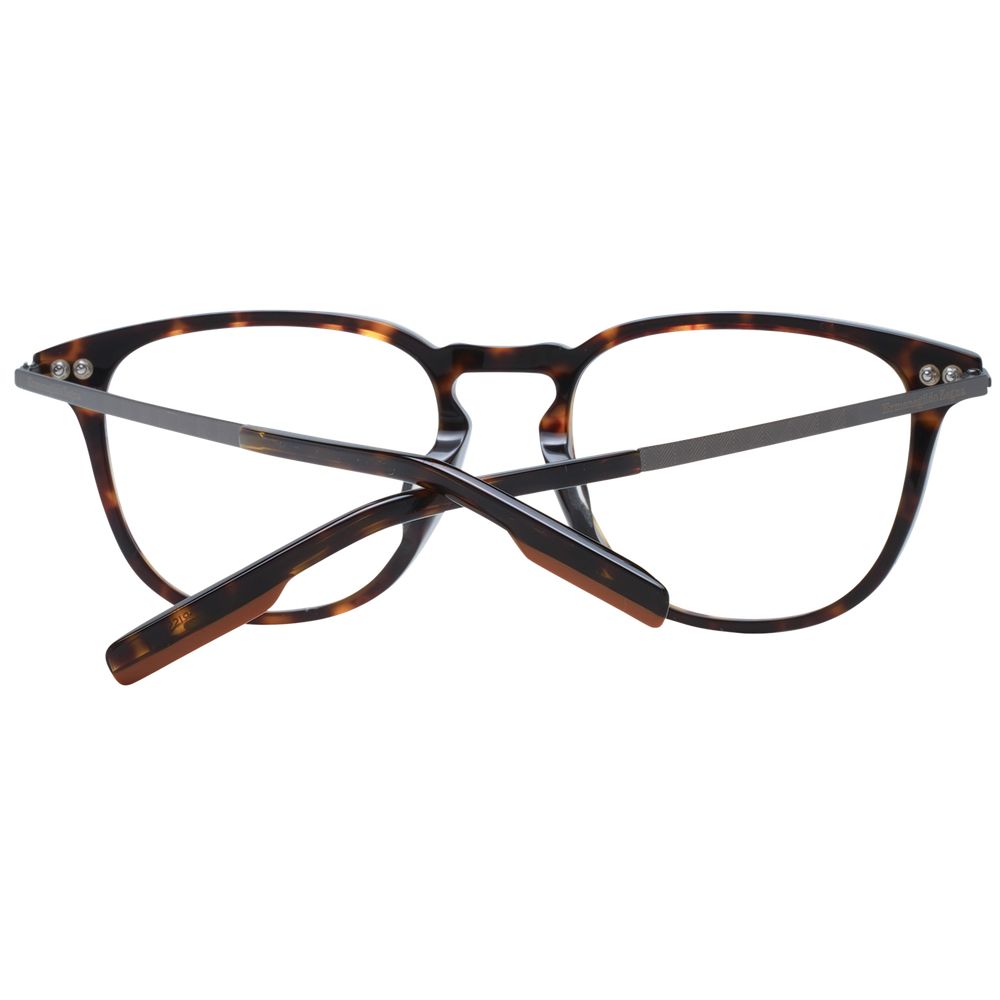 Monture de lunettes pour homme marron Ermenegildo Zegna