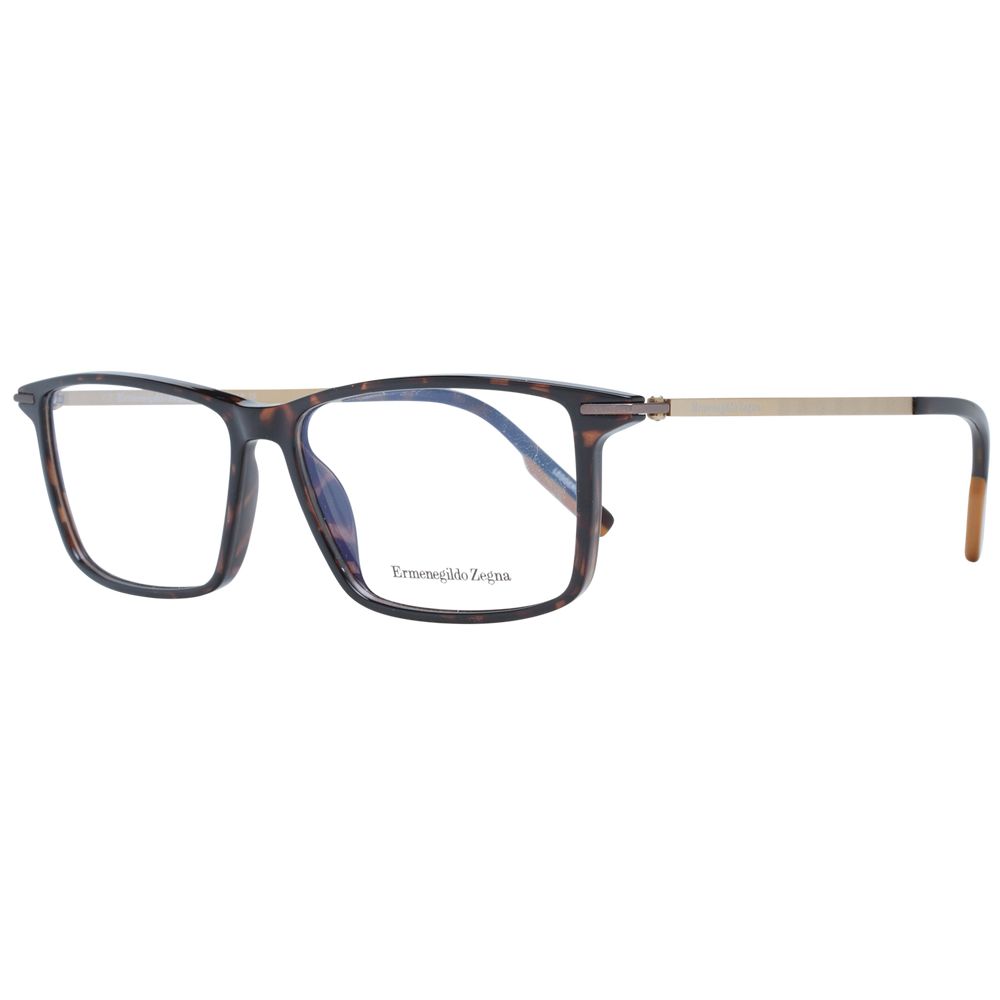 Monture de lunettes pour homme marron Ermenegildo Zegna