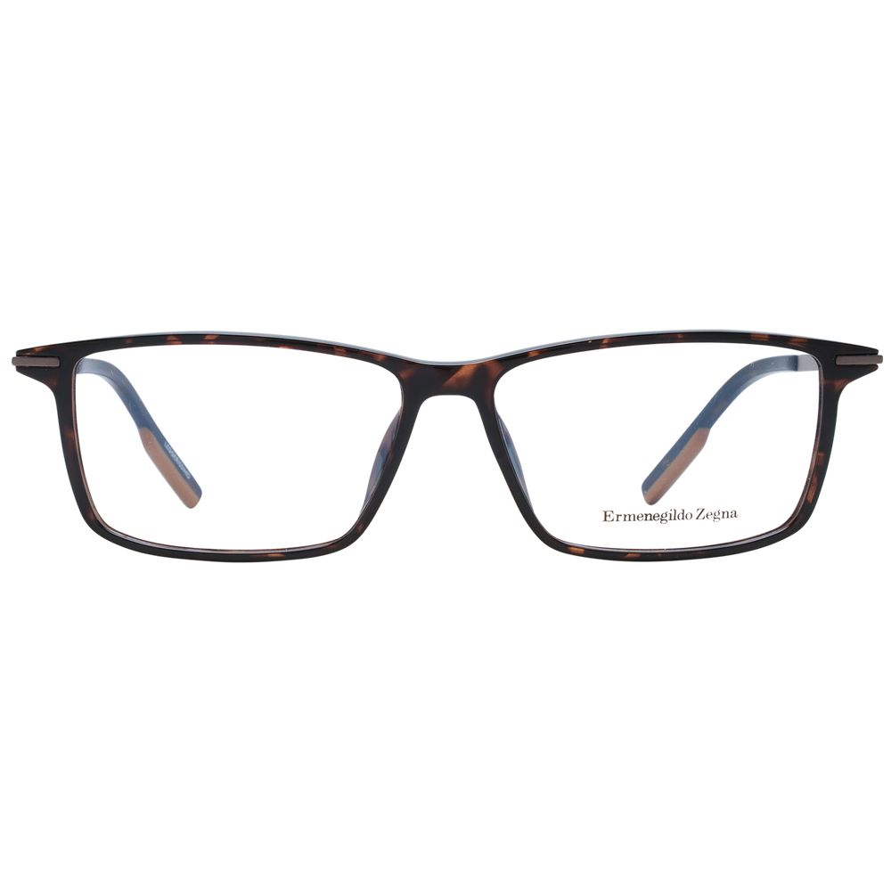 Monture de lunettes pour homme marron Ermenegildo Zegna