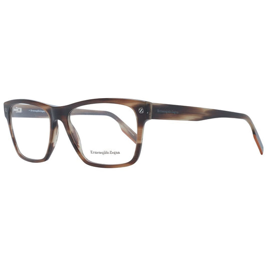 Monture de lunettes pour homme marron Ermenegildo Zegna