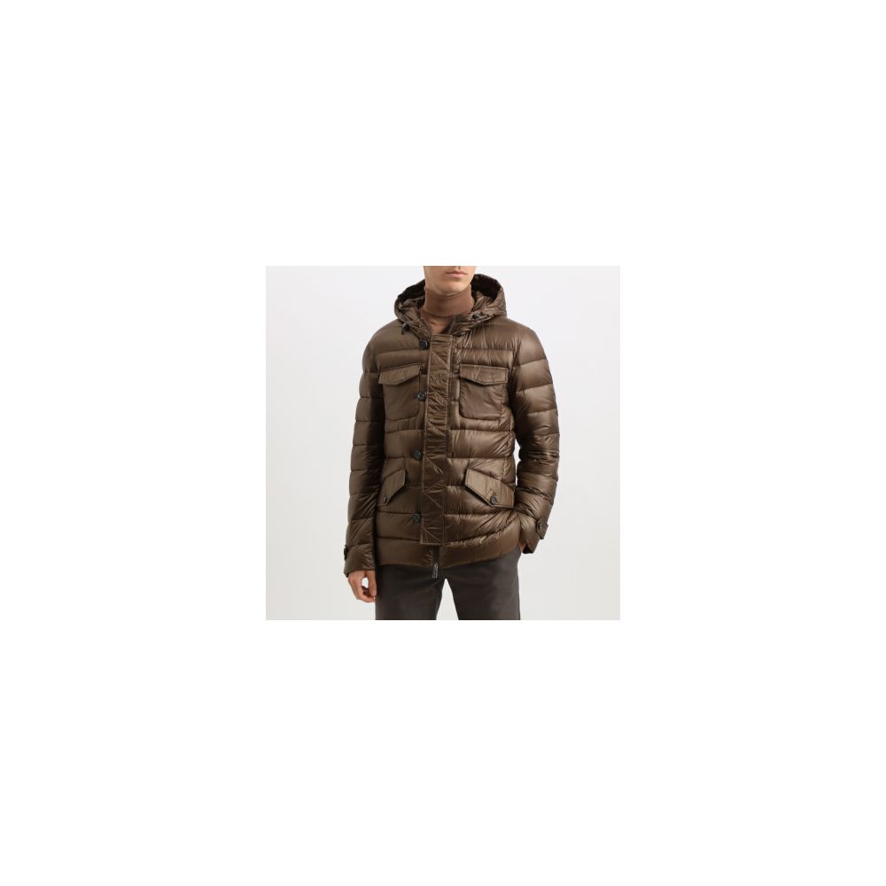 Ajouter la veste d'homme imperméable en polyamide marron