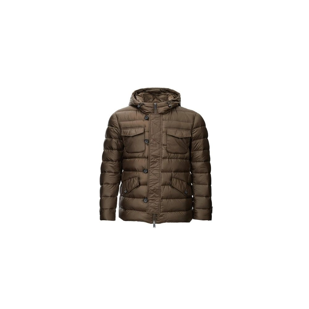 Ajouter la veste d'homme imperméable en polyamide marron