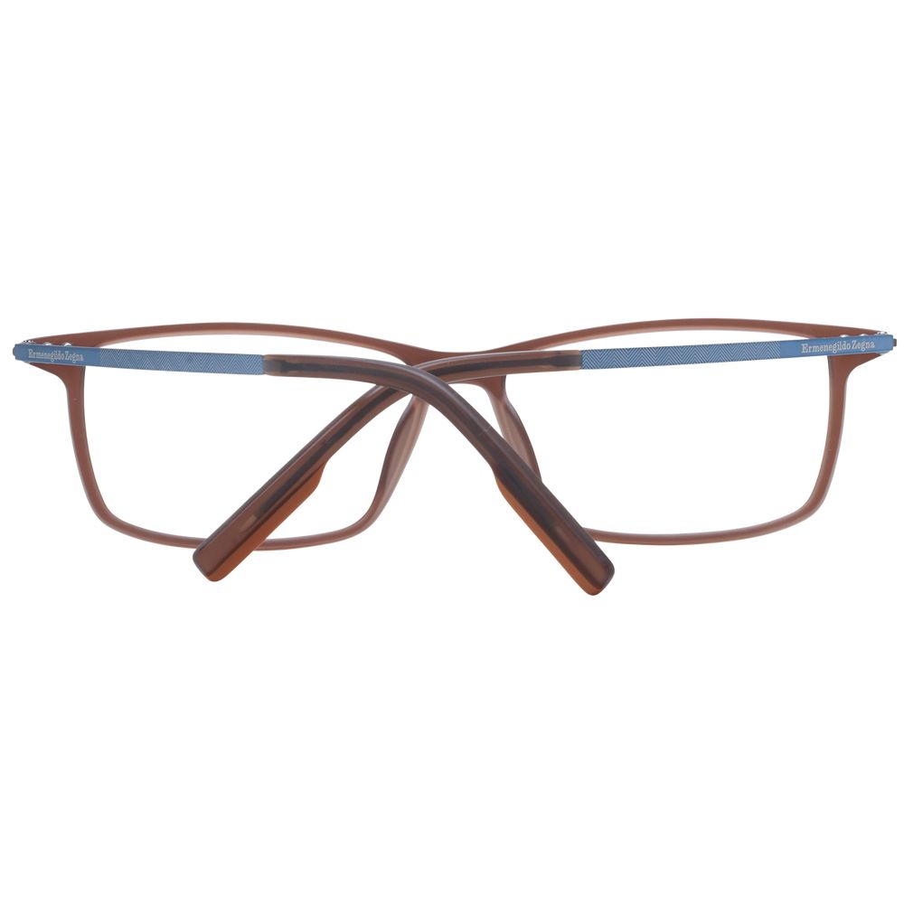 Monture de lunettes pour homme marron Ermenegildo Zegna