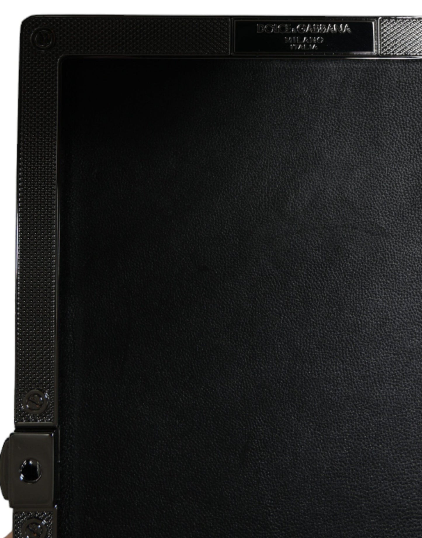 Pochette de soirée en velours noir Dolce & Gabbana avec cristaux