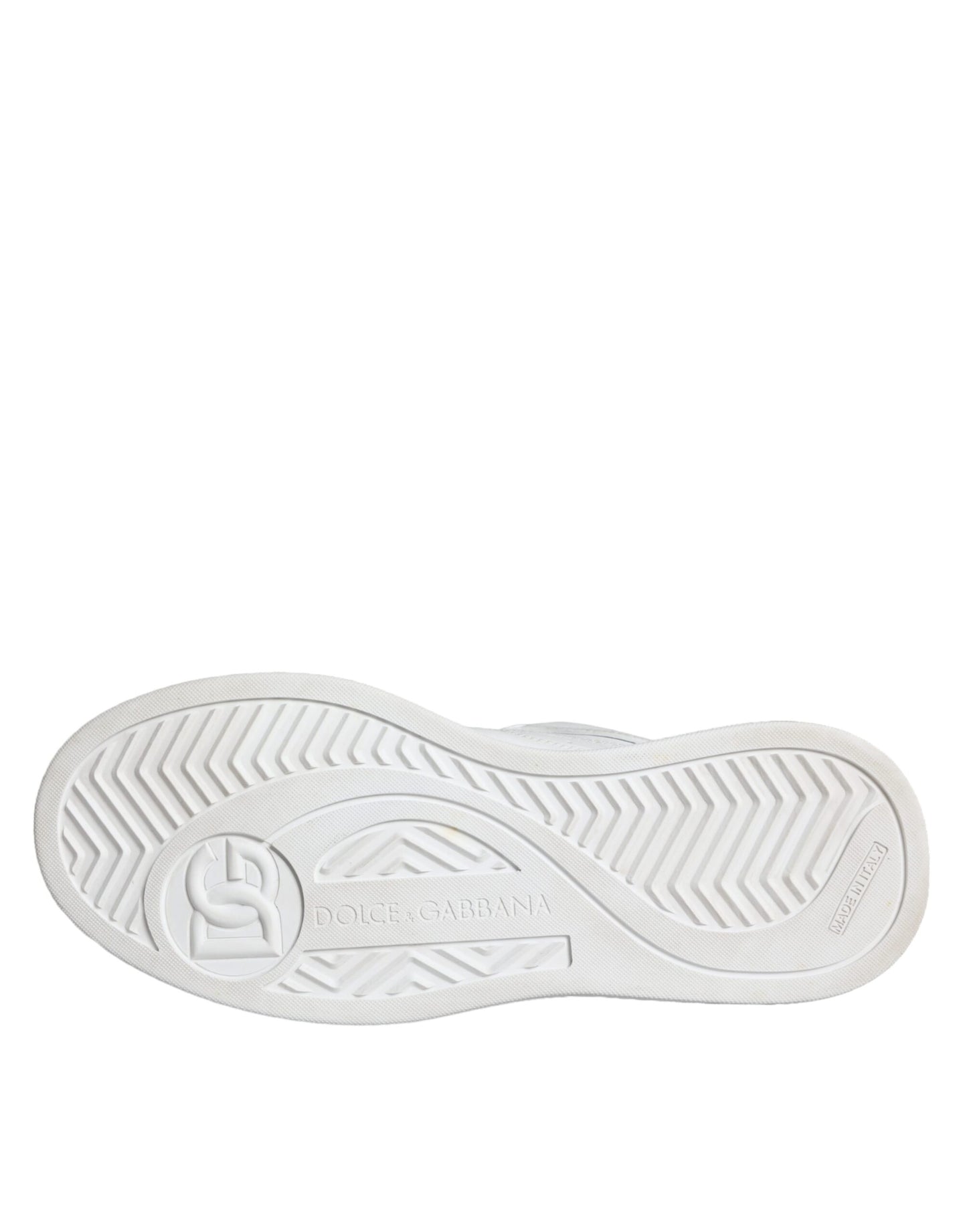 Dolce & Gabbana Witte Lederen Miami Low Top Sneakers