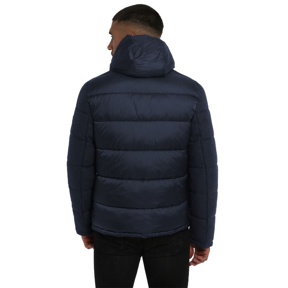Oui, veste en laine pour homme, bleu Zee