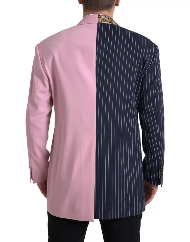Dolce & Gabbana Blazer à simple boutonnage multicolore et patchwork