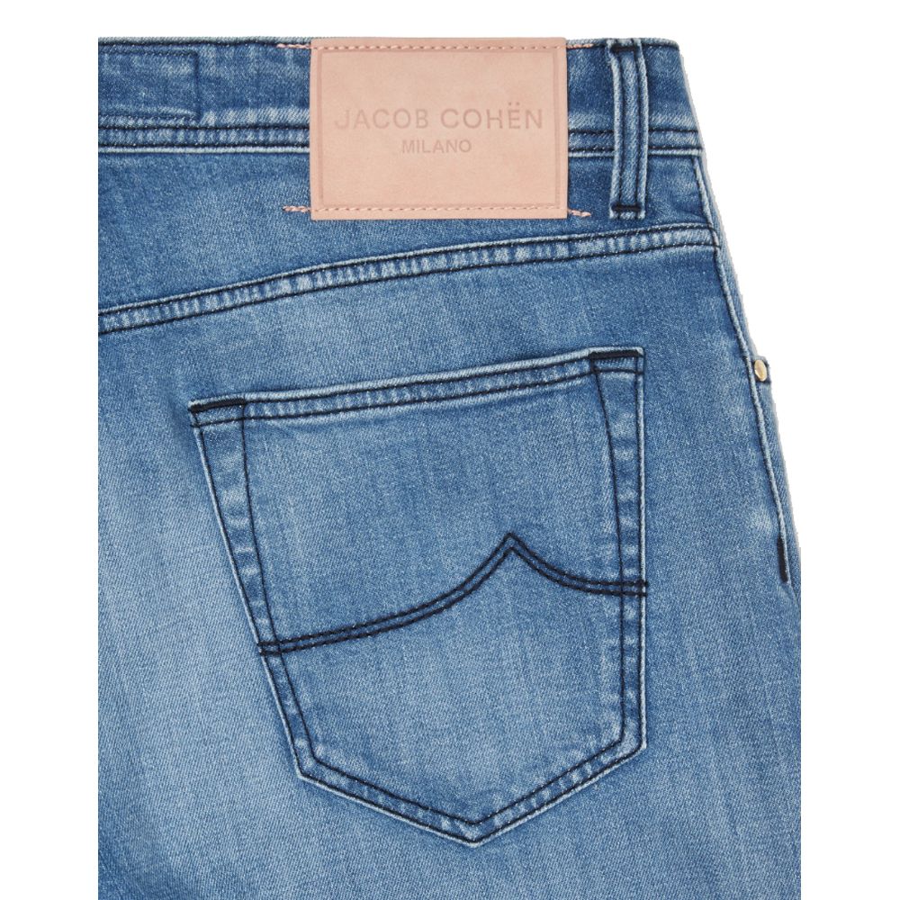 Jacob Cohen blauwe katoenen heren jeans