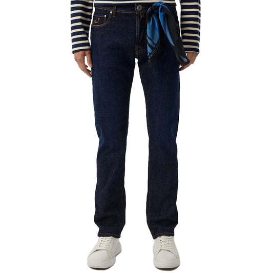 Jacob Cohen blauwe katoenen heren jeans