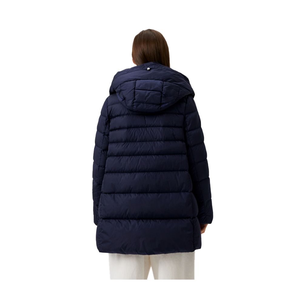 Ajouter une veste bleue en nylon pour femme