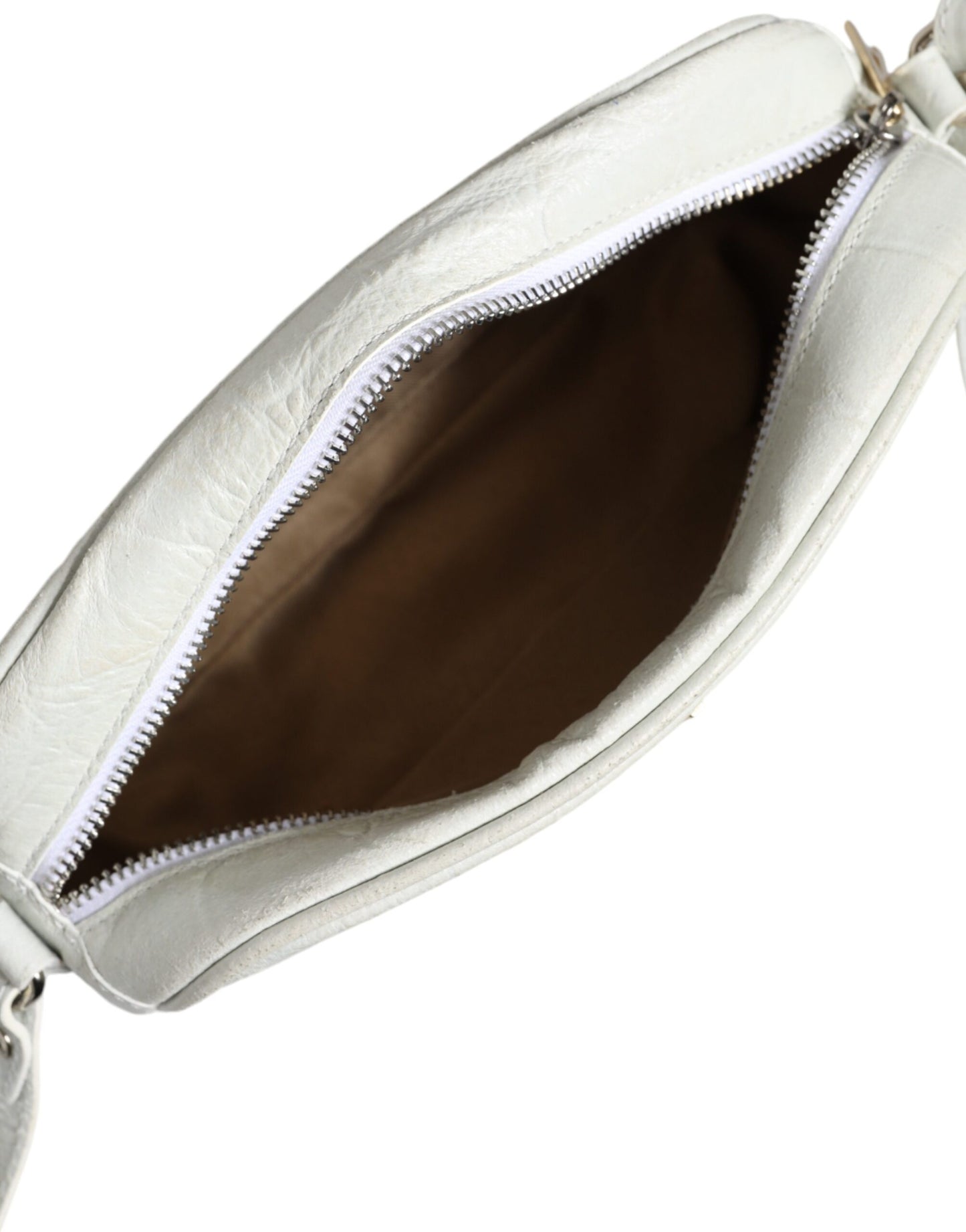 Aniye By Witte Croc Print Leren Crossbody Sling Bag