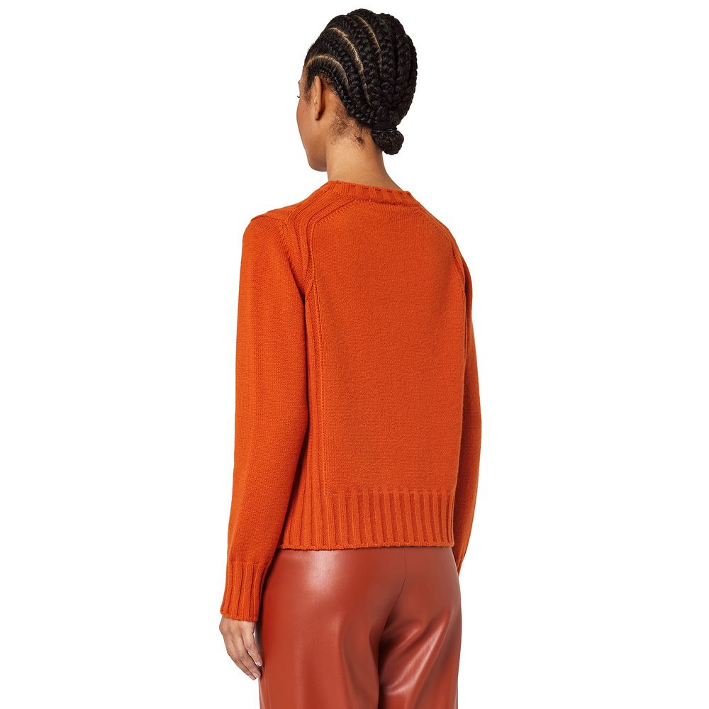 Pull en cachemire orange Alpha Studio