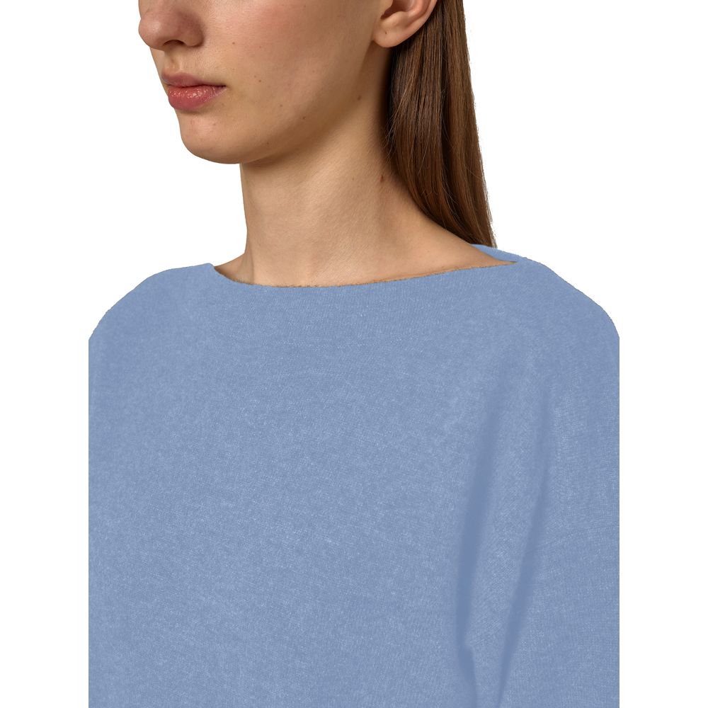Pull en cachemire bleu clair pour femme de Alpha Studio