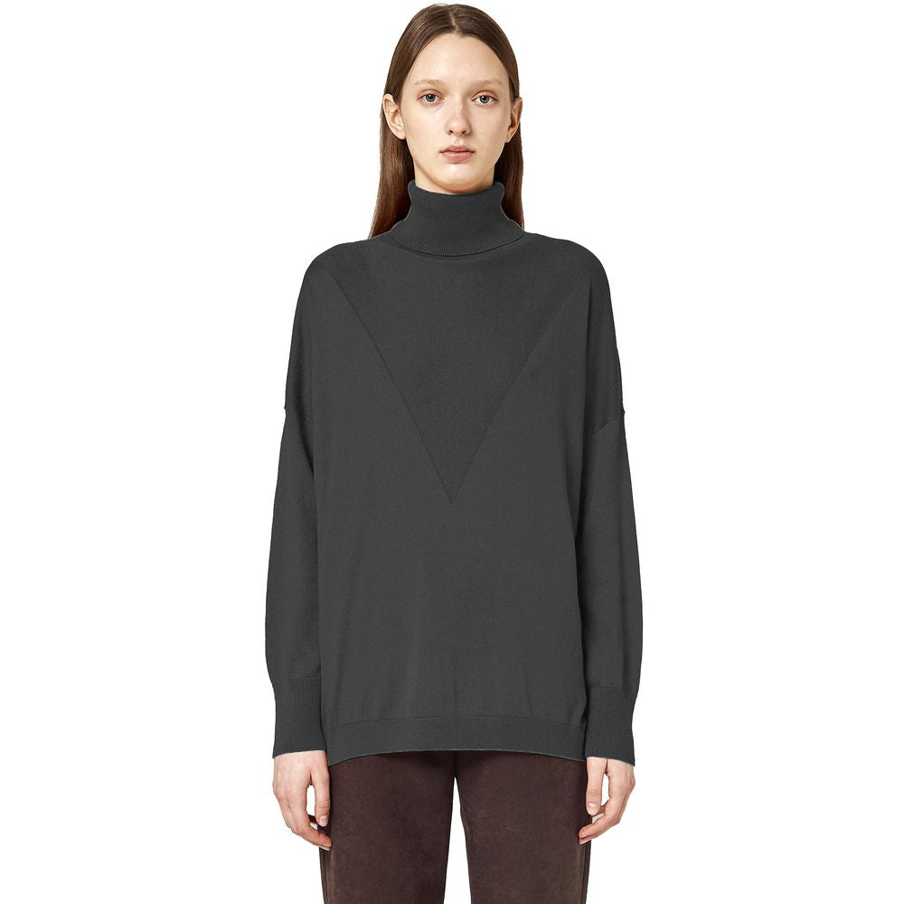 Pull en soie grise Alpha Studio