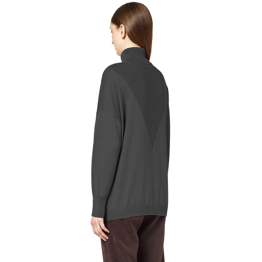Pull en soie grise Alpha Studio