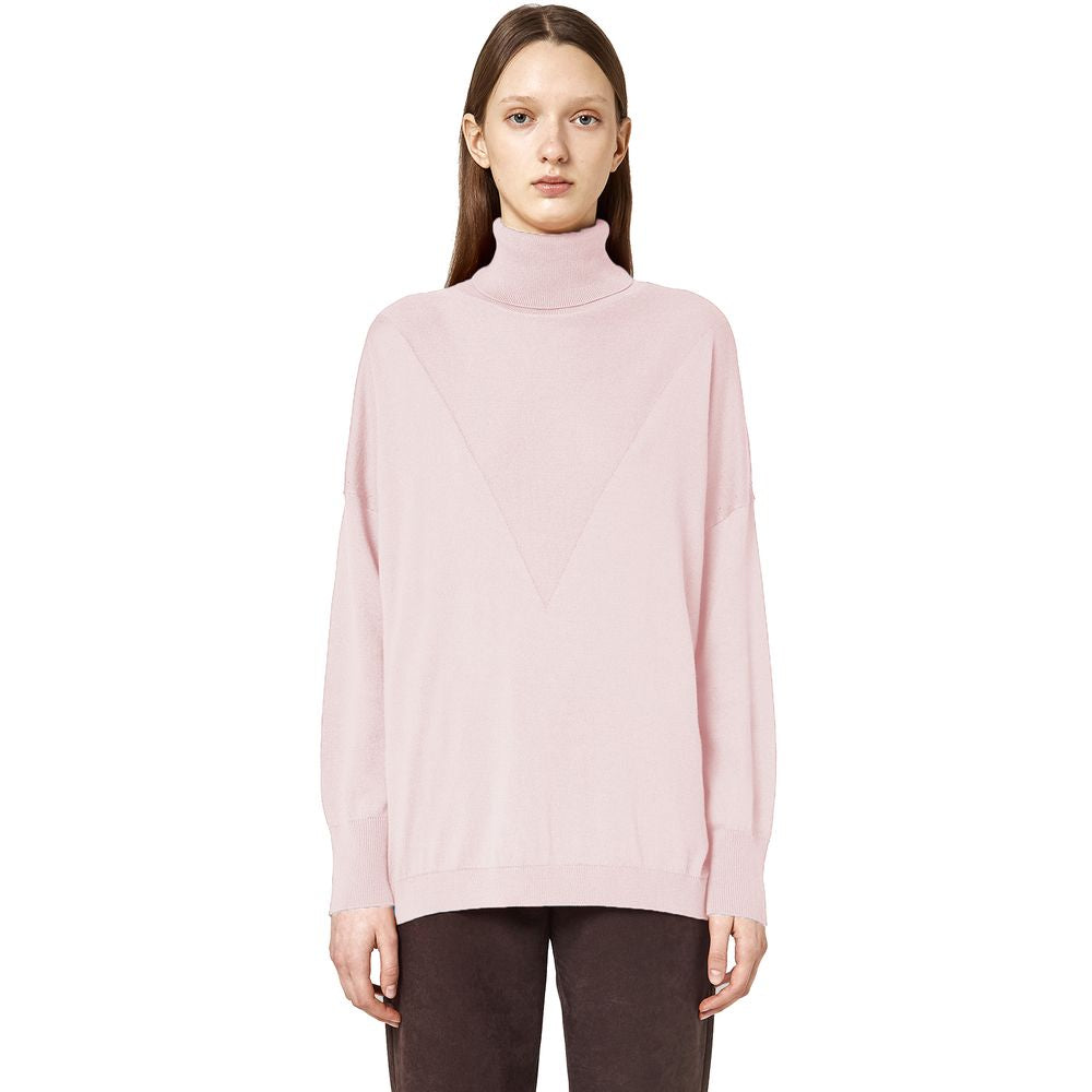 Pull en soie rose Alpha Studio