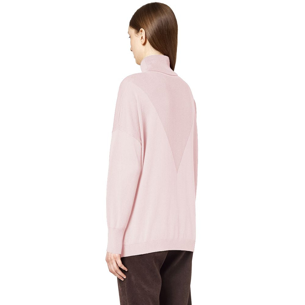 Pull en soie rose Alpha Studio