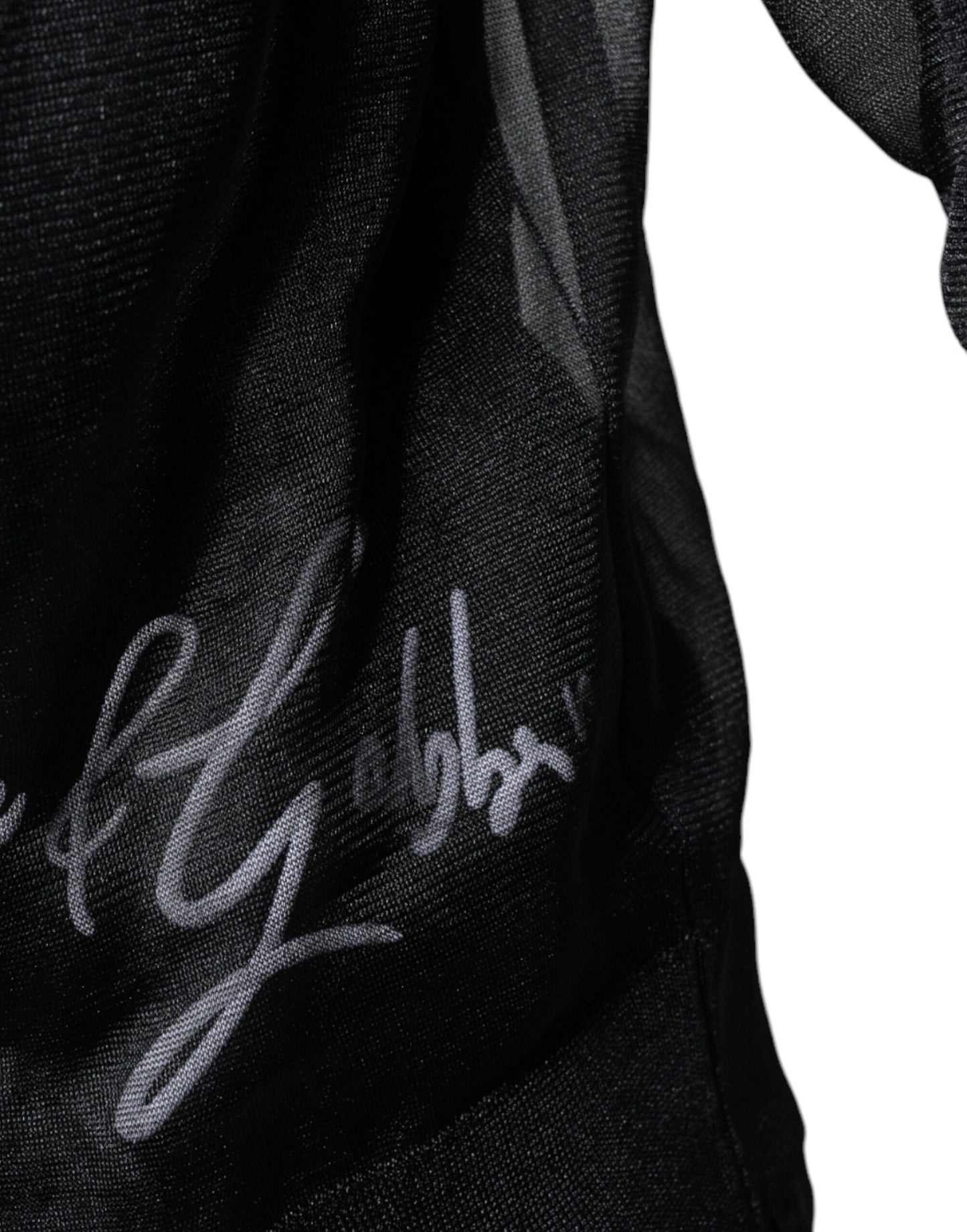 Dolce & Gabbana zwarte polyester sweatshirttrui