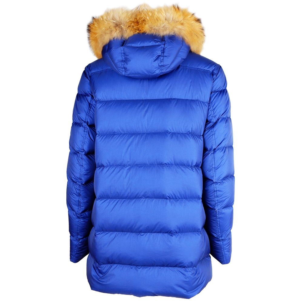 Ajouter une veste bleue en nylon pour homme