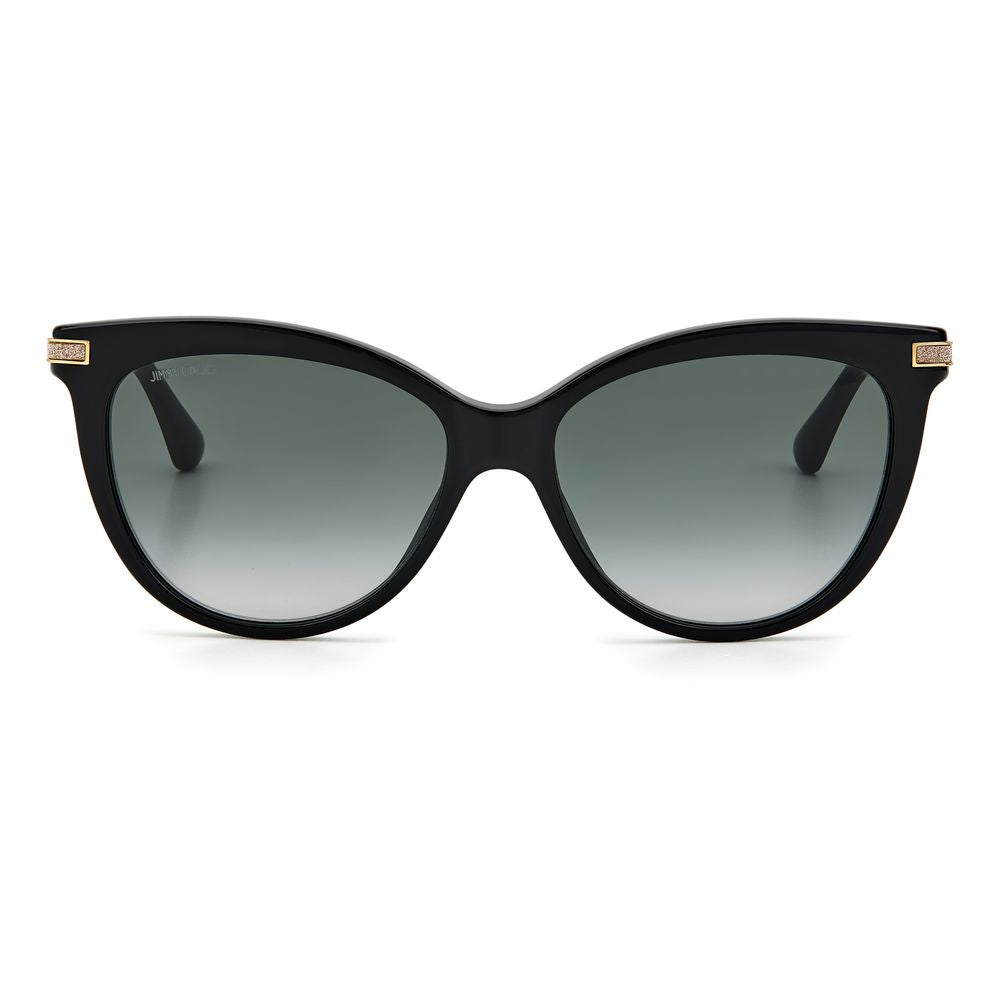Jimmy Choo Zwarte Acetaat Zonnebril