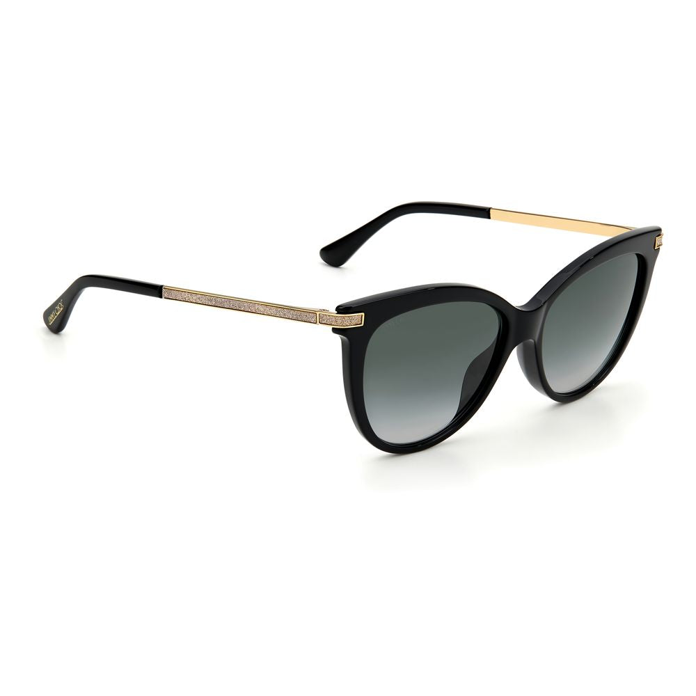 Jimmy Choo Zwarte Acetaat Zonnebril