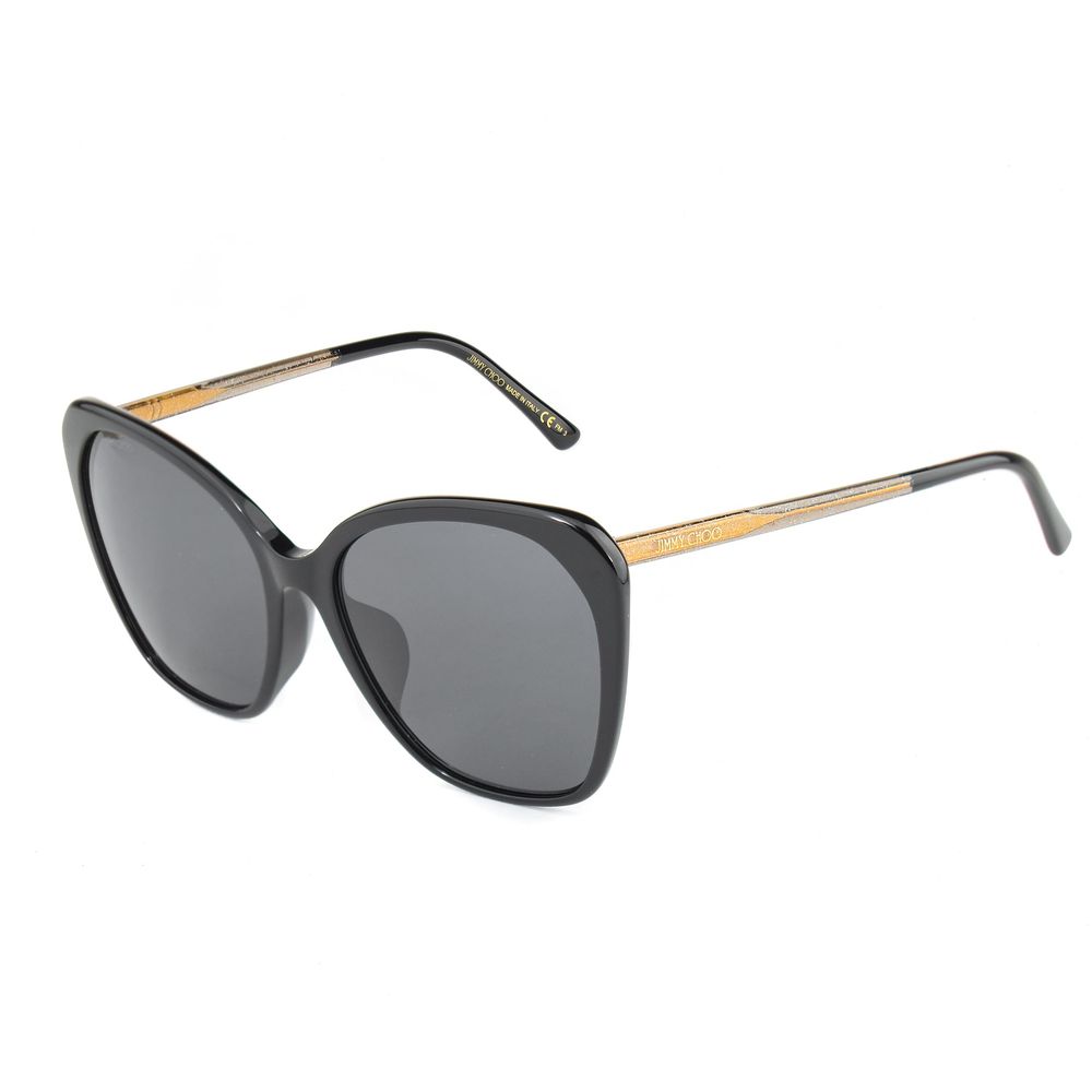 Jimmy Choo zwarte metalen zonnebril
